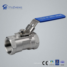 Stainless Steel 1PC Ball Valve with Lock NPT, BSPP. BSPT
